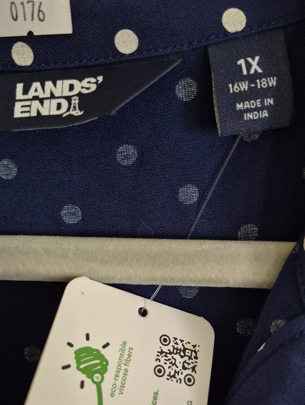 Lands' End Midi Dress 1X - Picture 2 of 13